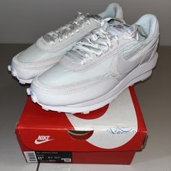Sacai x nike ldwaffle cheap white nylon where to buy