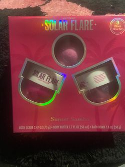 SOLAR FLARE+ women bath and body butter set 3 pc