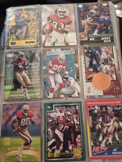 Vintage 49ers Football Cards - Jerry Rice, Joe Montana & More (2000s Mint Condition)"