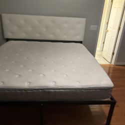 Full Size Bed set and Blinds 