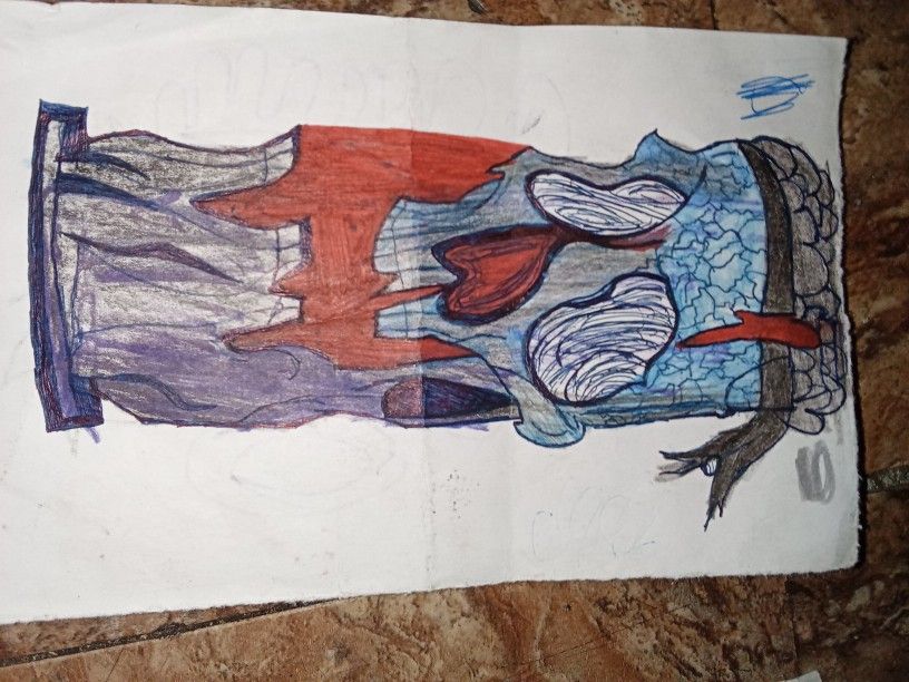 Skull Death Drawing