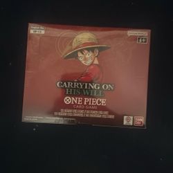 Op13 One Piece Carrying On His Will Box (small tear on front)