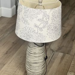 One Lamp with Shade