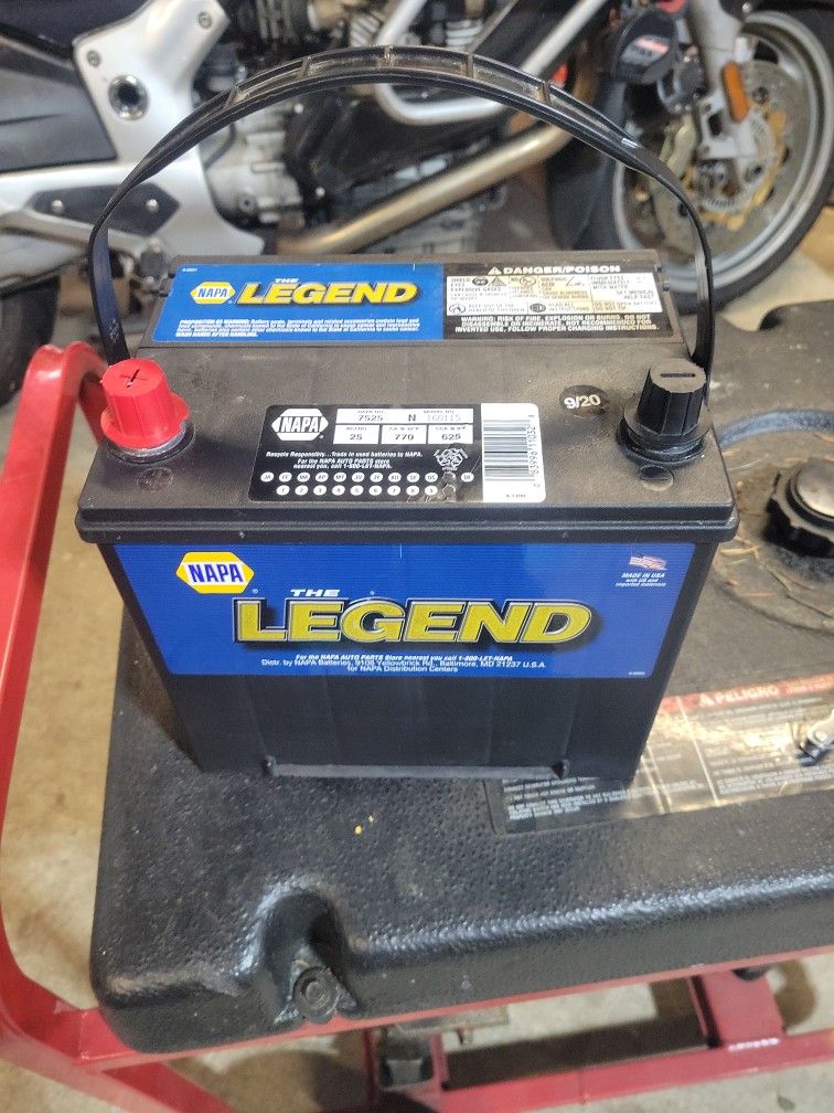 Car Battery, Napa The Legend