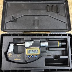 Mitutoyo 293-180 QuantuMike 0-1” digital micrometer .00005” machinist tool cnc haas 