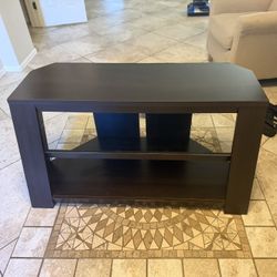 Wood & Glass TV Stand