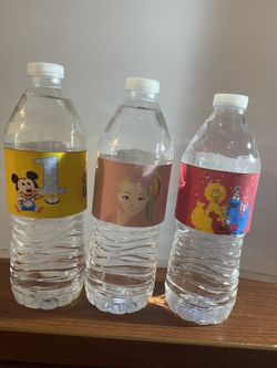 Water bottle caprisuns labels