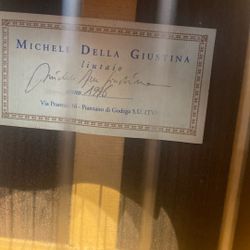 Professional. Classical Guitar.  Michele Della Guistina