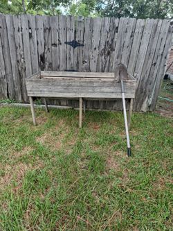 Used raised planter