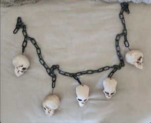 Halloween Skull Chain Garland Decoration