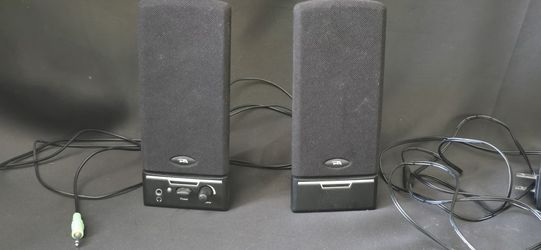 Cyber Acoustics CA-2014 Speakers - Black Multimedia - Tested