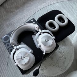 Logitech Pro X2 Lightspeed Wireless Gaming Headset White