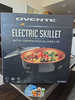 Ovente electric skillet cooking pan