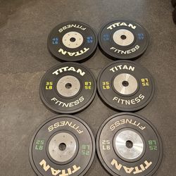 Titan fitness 210lb Elite Competition bumper plate