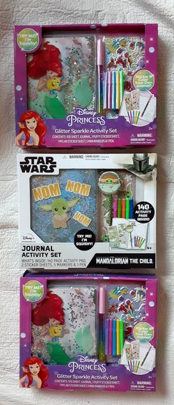 star wars /princess  journal activity set


