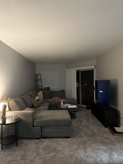 Charcoal Sectional Living spaces