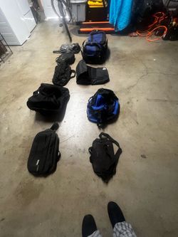 Variety of Camping Luggage Bags & Under Armor Backpack