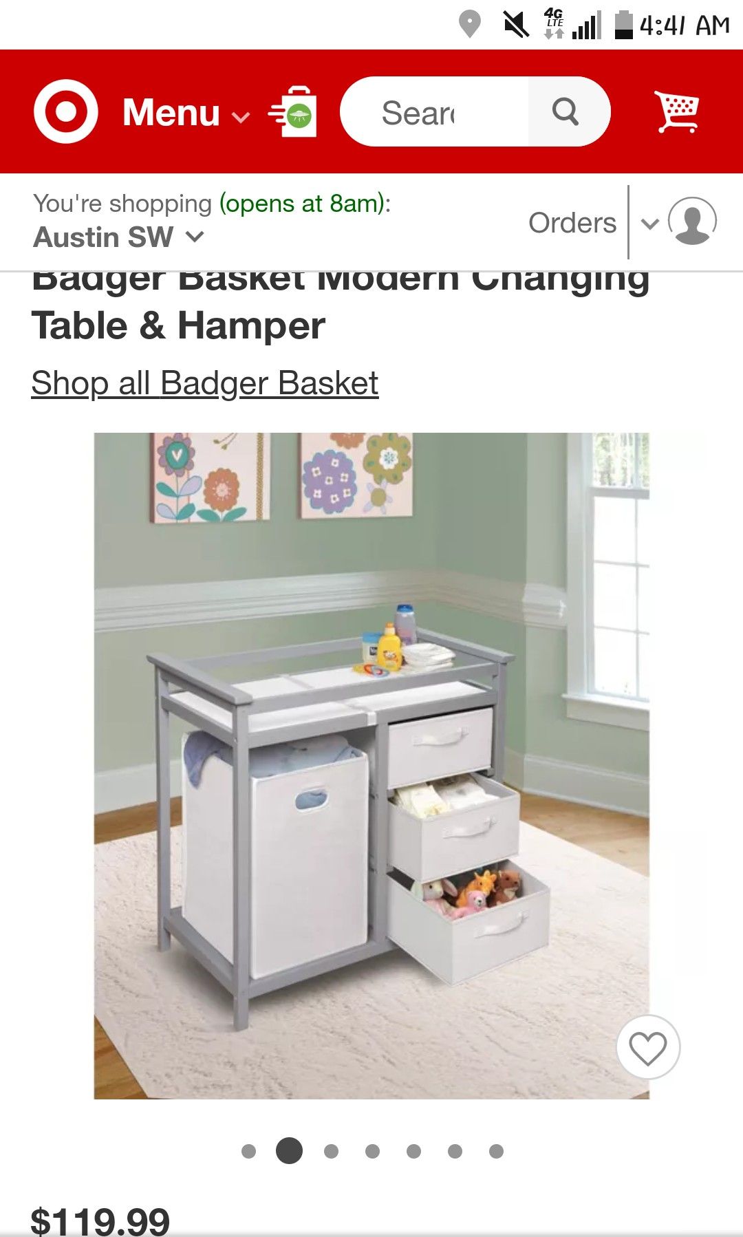 Baby Changing Table