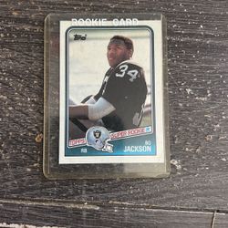 Bo Jackson Card. 