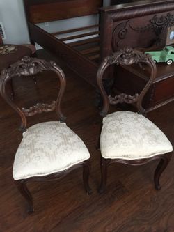 Rose back chairs
