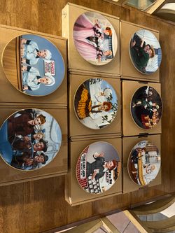I Love Lucy 8 plate collection.  Hamilton Collection
