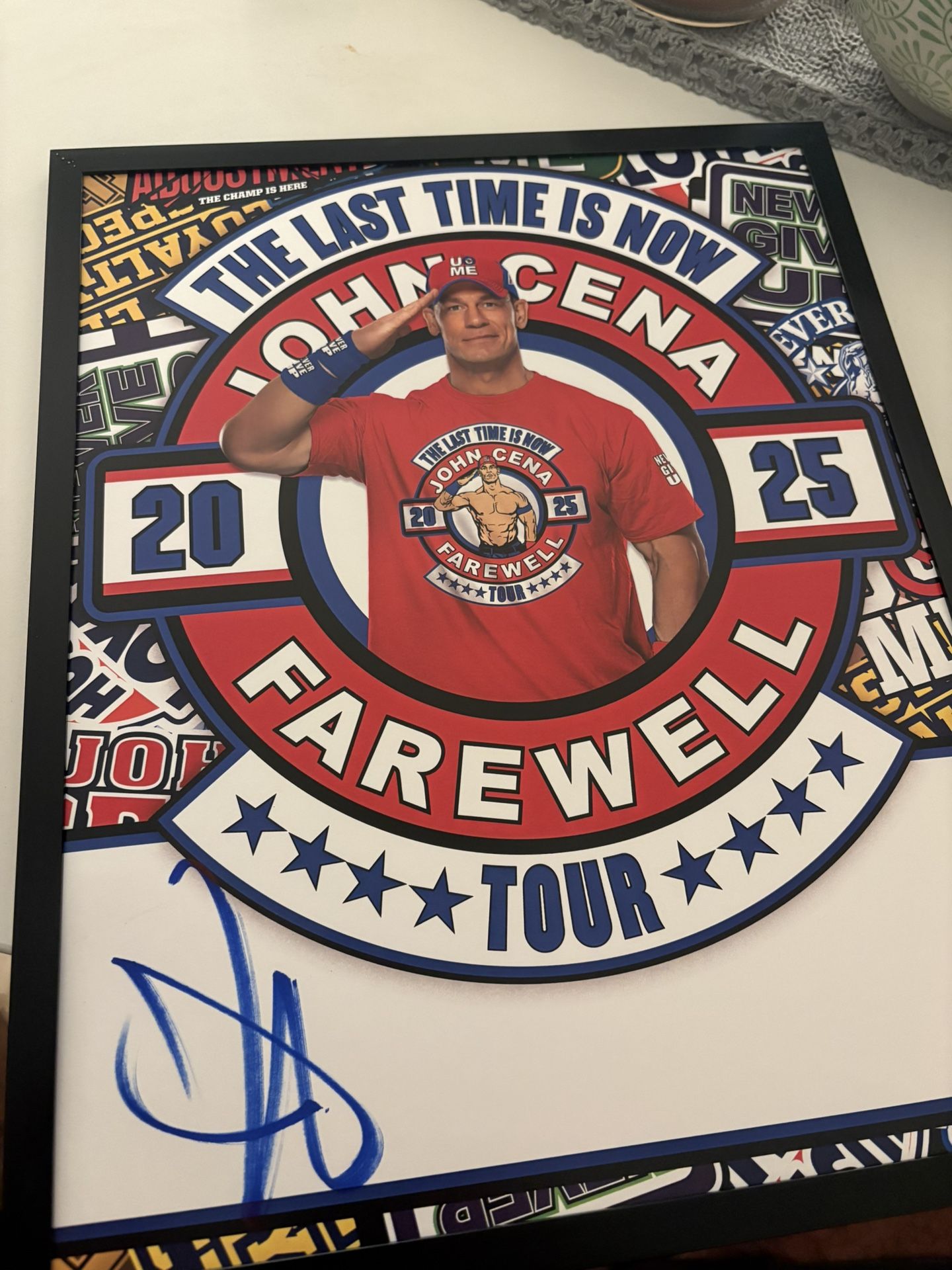 John Cena Hand Signed 11x14 Photo