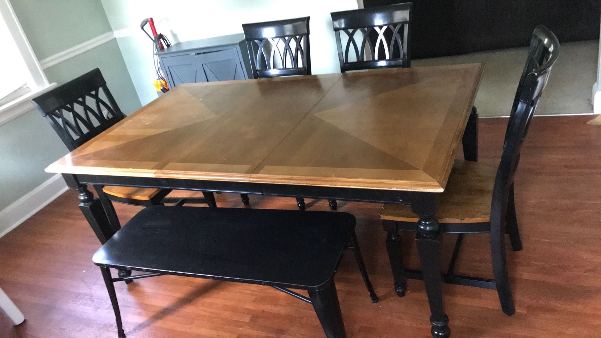 Ashley Furniture Oak Dining Room Table And Bench