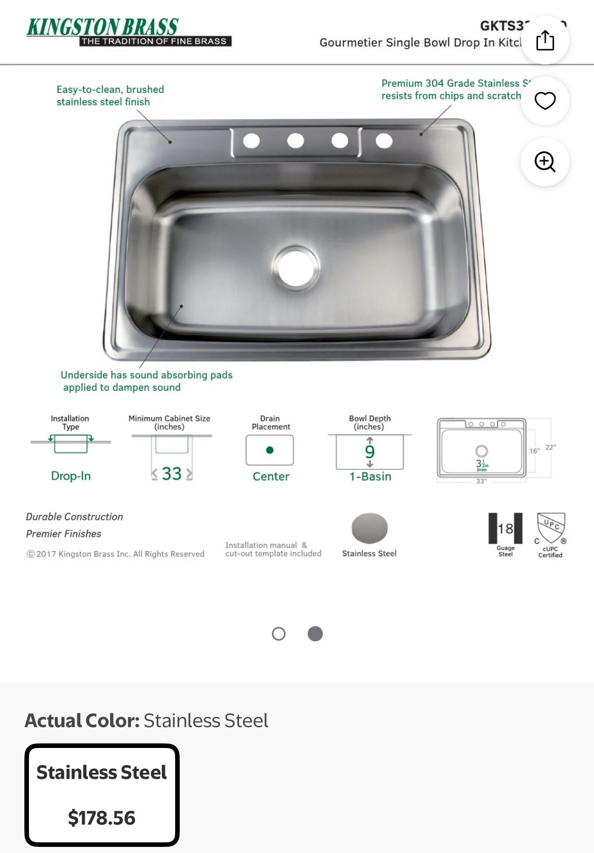 New Sink
