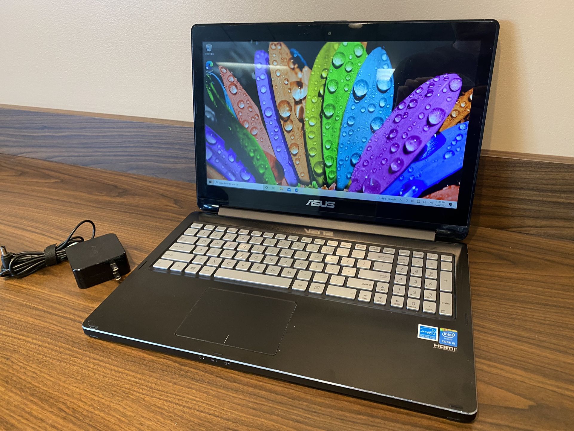 Business laptop Asus Q502L- 15.6″ Convertible-Intel Core i5-4210U-8GB RAM-SSD 120 Backlit keyboard, computer, notebook