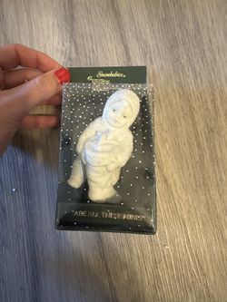 DEPT 56 SNOWBABIES SMALL SNOWBABY HOLDING STOCKING 