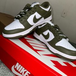 Nike Olive Green Dunks