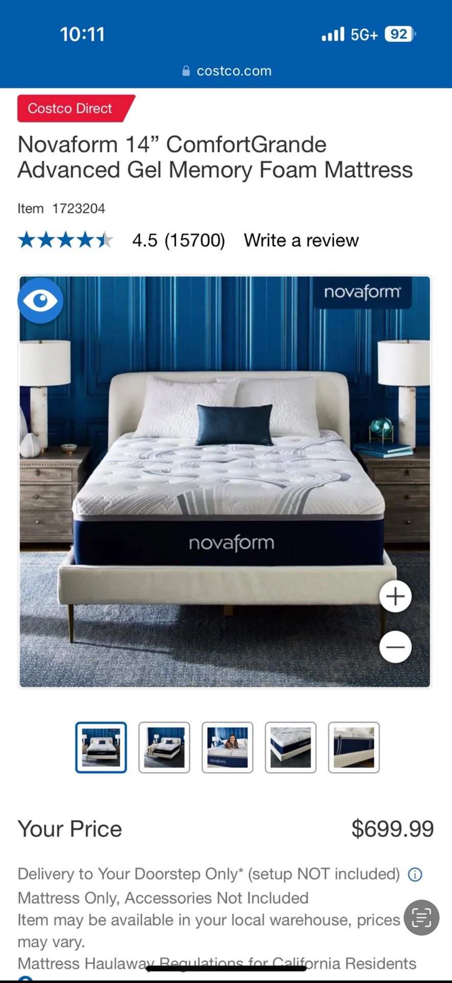 King Size Mattress And Frame