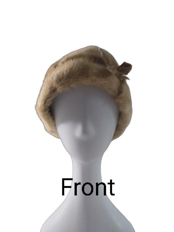 Women's Vintage Mink Cloche Hat