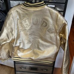Rhude Leather Jacket Authentic