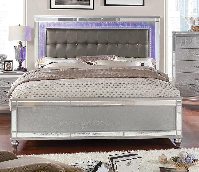 Queen bed Frame with LED LIGHTS 😱