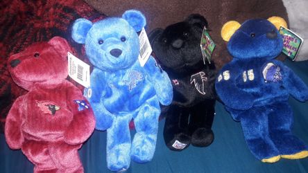 1999 collectable rare football beanie babies