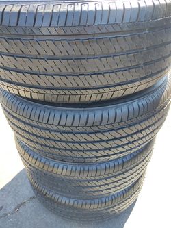 Set tires Firestone 215/55R16 90% tread life
