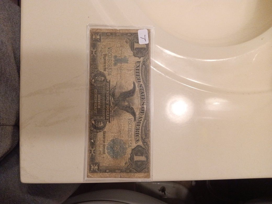 1899 $1 Black Eagle Silver Certificate