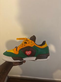 ADIDAS RIVALRY LOW HUMAN MADE BROWN WHITE GREEN NIGO JAPAN