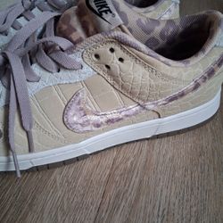 Dunks Low Custom Sheetah Print Size 12 Mens 