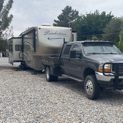 Package 2004  Lariat F450 & 2012 Brookstone Fifth Wheel
