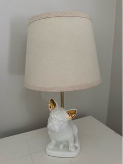 French Bulldog table lamp