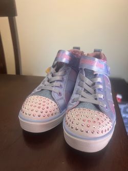 Brand New Skechers Crystal Stars Sport Light-Up Shoes – Kids Size 2