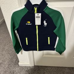 New Boys Polo Zip Up Size 6 