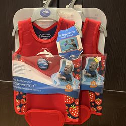 BabyWarma Wet Suit Red 12-24 Month  (2pcs)