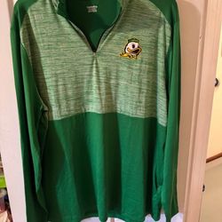 Oregon Ducks Quarter Zip XXL