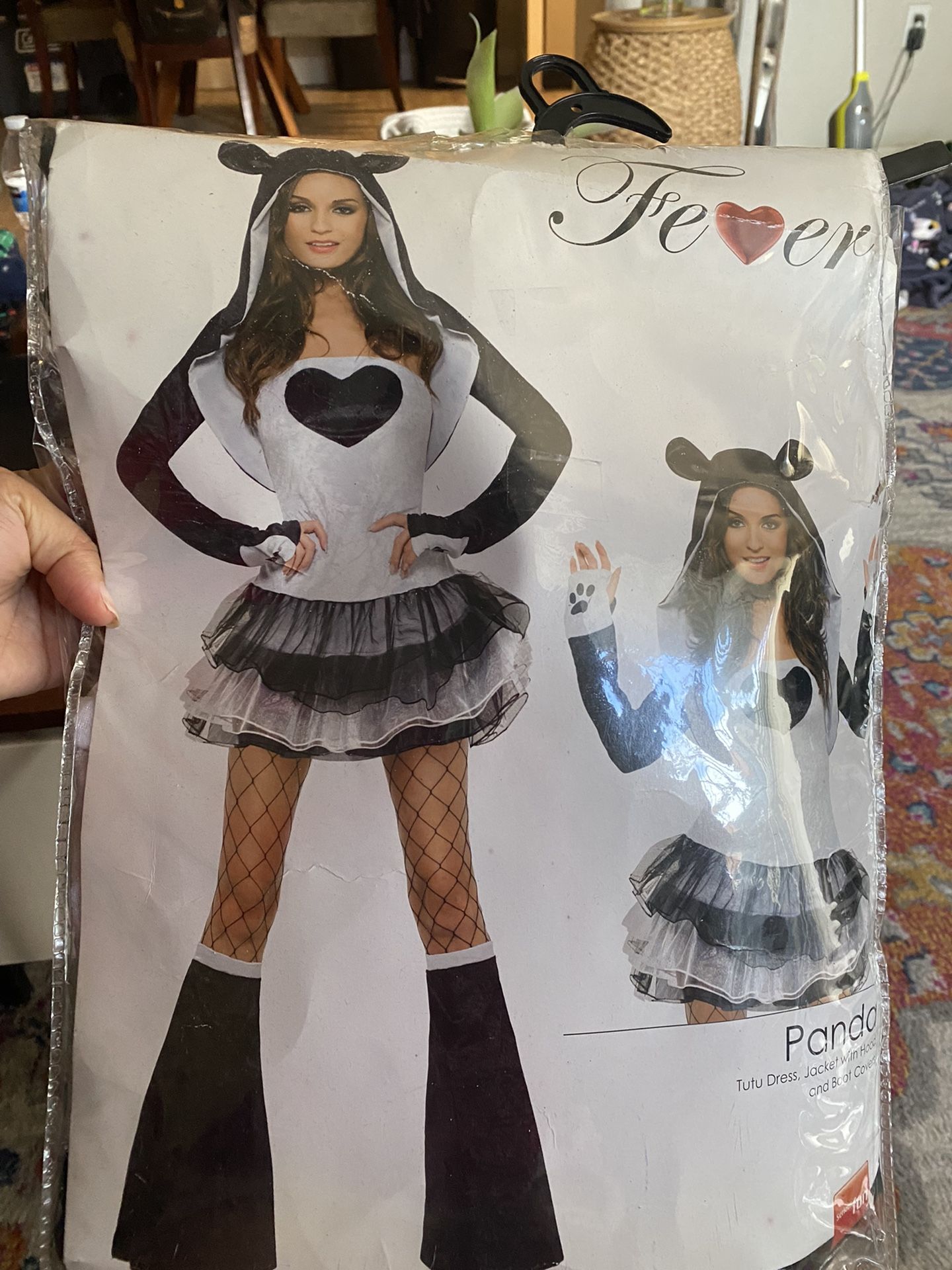 Women Panda halloween Costume Medium