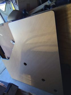 Free 2 x Herman Miller Computer Desktops 48" X 48" X 1  1/8 Thick.  Many uses. Can anyone you know use these?