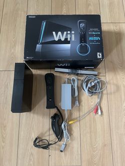 Nintendo Wii Black Console Game System