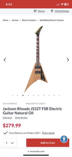 NEW Jackson Rhoads Js32t